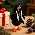 thumbnail image 6 of Sruoe Desk Goose Outfits, 7 Inch Mini Porch Goose Clothes, Desktop Goose Outfits, Costume Clothes for Table Decor Tabletop Goose Accessory Holiday All Seasons Holiday, 6 of 9