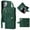 Green, variant on Wallet Card Zipper Flip Leather Case For Samsung Galaxy S24 Ultra S24Plus S23FE S23 Ultra S22 S21 FE S20 FE S10 Note 20 Note10 Note9