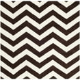 thumbnail image 3 of SAFAVIEH Chatham CHT715K Handmade Brown / Ivory Rug, 3 of 7