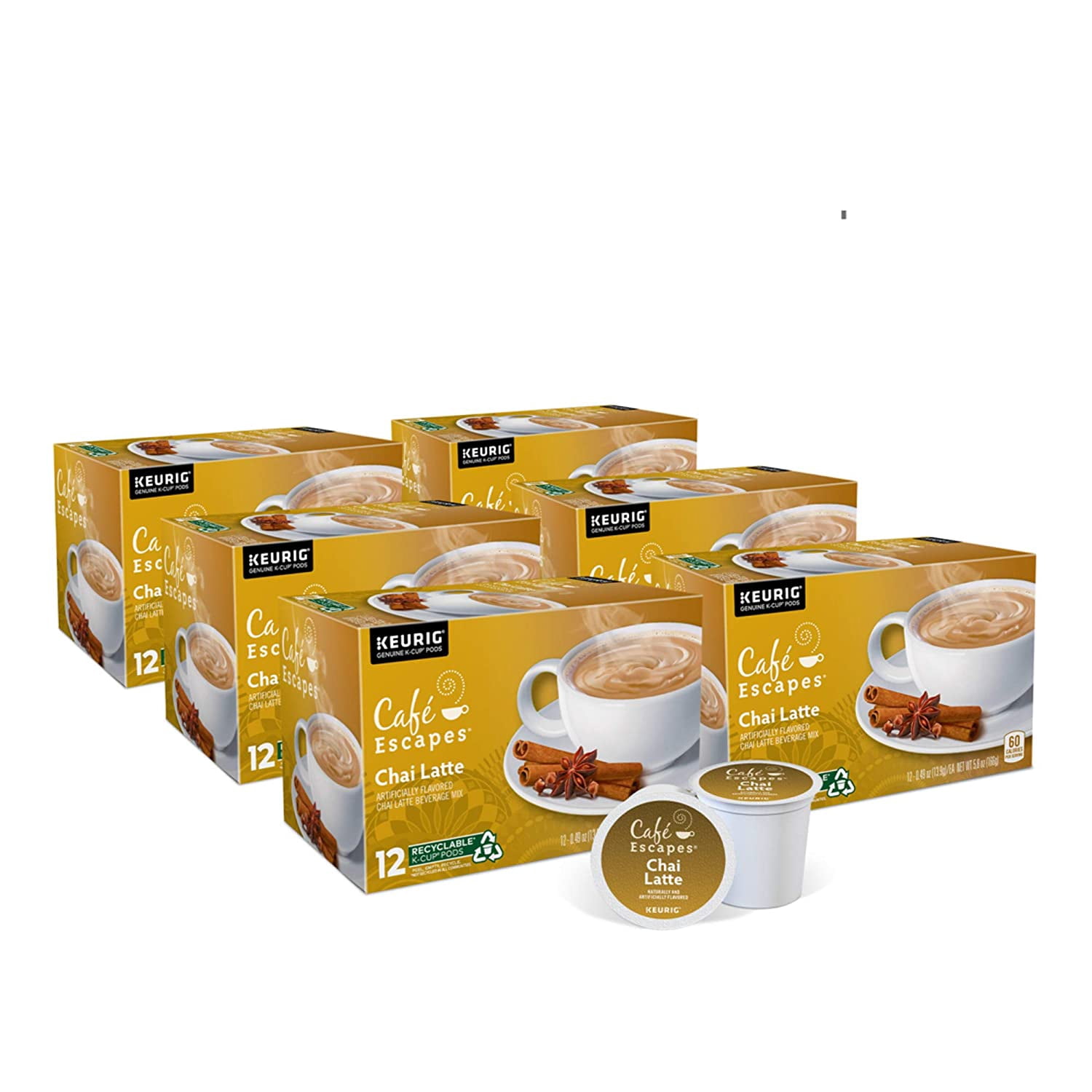 Café Escapes Chai Latte, Single-Serve 