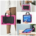 thumbnail image 5 of TECH CIRCLE Case for Lenovo Tab M10 Plus (10.3") (Model TB-X606F) with [Screen Protector] - Drop Proof Protective Kickstand Case Portable Handle Sturdy Rugged Cover, Rose, 5 of 10