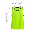 thumbnail image 5 of Big Kid Children Sleeveless Solid Vest Tops Casual Popularity Side Wide Fork Fitness Sports Garment Loose Vest Basketball Tee Boys Extra Small Long Sleeve Tops for Little Boys 10-15 Years Green, 5 of 6