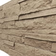 thumbnail image 4 of Ekena Millwork 49"W x 25 1/2"H x 1 1/4"D Acadia Ledge Stacked Stone, EverStone Faux Stone Siding Panel, Valley Spring, 4 of 9