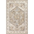 thumbnail image 2 of Washable Runner Rug x Boho Vintage Hallway Rug Runner with Rubber Backing Stain Low Pile Faux Wool Distressed Carpet Runner for Bedroom Kitchen Laundry Entrance, 2 of 7