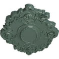thumbnail image 3 of 30 3/8"W x 20 3/4"H x 1"P Kinsley Flowing Leaf Ceiling Medallion, Hand-Painted Cloud Burst, 3 of 4