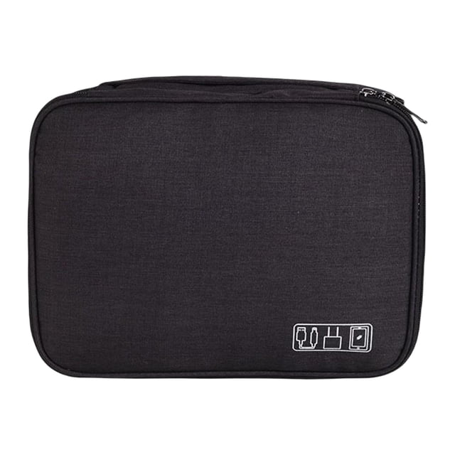 Organizador electrónico jinwen Estuche de transporte para cables de banco de energía Electrónica Negro