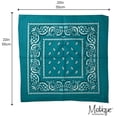 thumbnail image 5 of Motique Accessories 22 Inch Cotton Paisley Bandana, 5 of 6