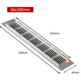 thumbnail image 1 of 60mm Aluminium Ventilation Grille Rectangular Cabinet Wardrobe Air Vent Grille Ventilation-Cover Exhaust Cooling Grid Accessory, 1 of 8