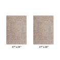thumbnail image 3 of Better Trends Premium 2 Piece Bathroom Rug Set 100% Cotton, Extra Soft Tufted Bath Mat, Water Absorbent & Reversible Mat, Sand Lux Collection, 3 of 6