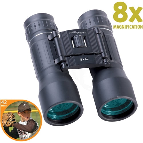 CenterPoint P1 Series 8x42mm Compact Binoculars, Black