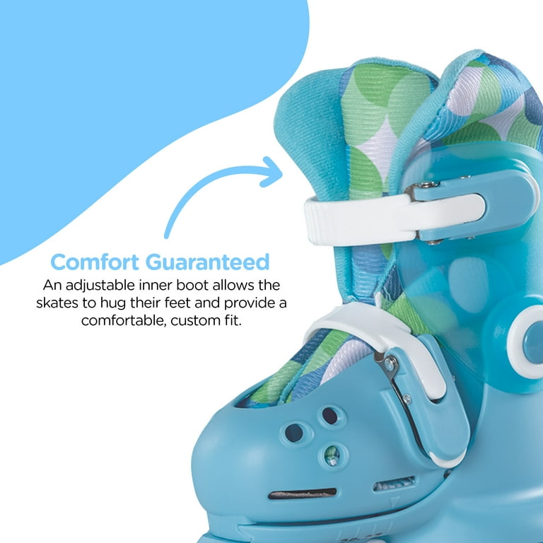 Yvolution Twista Kids Skates, Adjustable Modes, Kids Size 7J