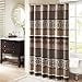 thumbnail image 3 of Princeton Rideau de Douche Jacquard Rouge 72x72 Pouces, 3 of 3