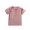 Pink, variant on Dursoulink Birthday Party Short Sleeve Round Neck Top for Girls, Cotton Blend, Solid Color, Button Front, Breathable Fabric, Casual Style