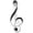 silver, variant on Musical Symbol Enamel Brooch, Mini Alloy Music Note Lapel Pin for Daily Decor
