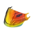 thumbnail image 2 of Cascos Lente Visera Material PC Repuestos Fáciles de instalar Accesorios para cascos Galvanoplastia roja, 2 of 9