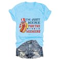 thumbnail image 4 of Blusas de Manga Corta para las Mujeres Divertido Impreso Cuello Redondo Tee, Vintage Humor Gráfico Blusas de Primavera para las Mujeres, 4 of 4