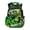 Garbage Truck Graffiti Print, variant on FUIALDOLG Multi-Pocket Casual Daypack for Back to School Outdoor, 600D Polyester Large Capacity School Bag, Basketball Star Hoop Pattern