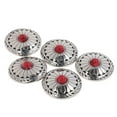 thumbnail image 4 of 2x 5x Metal Round Studs Buttons Snap Fasteners Jacket Crafts Buttons 30mm, 4 of 10