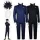 thumbnail image 2 of Jujutsu Kaisen Anime Fushiguro Megumi Cosplay Costume Top Pants Blue Halloween Party Uniform Set, 2 of 3