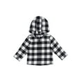 thumbnail image 2 of Wonder Nation Toddler Boys' Flannel Hoodie, 2 of 4
