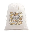 thumbnail image 2 of 1 Pack Bread Bags for Homemade Bread Reusable Bread Bag Cotton Proof Bag Reusable Linen Sourdough Bread Storage Bags with Plastic Liner, 2 of 9