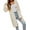 Beige, variant on Fesfesfes Fall And Winter Sweater Cardigan Women's Casual Coat Long Sleeve Solid Cardigan Tops Sweater With Pocket Under $10