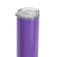 thumbnail image 3 of Makerflo Lavender 20 oz Skinny Powder Coated Tumbler Ideal for DIY Crafts -Laser Engraving, 3 of 10