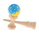 thumbnail image 3 of de clásica profesion de , de , , ejercicio libre, niños expertos Azul amarillo CUTICAT Bola de habilidad Kendama japonesa, 3 of 8