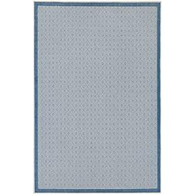 Couristan 79491235053076T 5 Pi. 3 Po. x 7 Pi. 6 Po. Monaco Mer Jetée Tapis&44; Sable & Azur