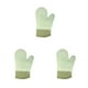 thumbnail image 1 of Guantes Injueey de silicona anti-escaldado lavables para horno y Microondas color Verde, 1 of 6