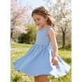 thumbnail image 6 of Lanbubble 2-Pack Girls' Dresses Sleeveless Summer Dress Casual Sundress For Toddler Girl 2-6T, 6 of 7