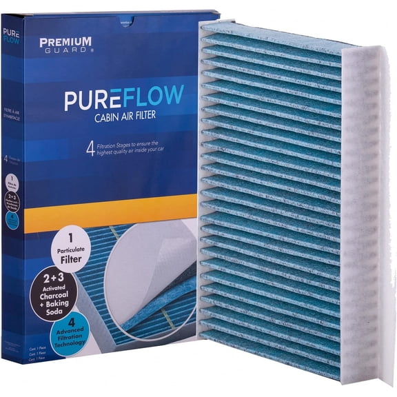 PureFlow Cabin Air Filter PC99158X | Fits 2017-2024 Jeep Compass, 2024-2025 Dodge Hornet, 2024-2025 Alfa Romeo Tonale, 2024-2025 Fiat 500E, 2015-2021 Jeep Renegade