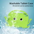 thumbnail image 5 of Kids Case for iPad 9.7 Inch 5th/6th Gen 2018/2017, Durable Shockproof Protective Cover with Handle Stand PET Screen Protector Shoulder Strap Pencil Holder Case,Also Fit iPad Pro 9.7/Air 2/Air,Green, 5 of 8