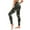 Black, variant on KIHOUT High Waisted Seamless Workout Leggings - Women’s Printed Yoga Full Lenghth Leggings, Tummy Control Running Pants