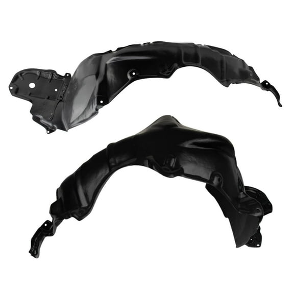 TRQ Front Inner Fender Liner Set Compatible with 2010-2015 Toyota Prius BDA06578