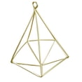 thumbnail image 4 of Geometric Flowers Metal Frame Air Hanging Planter DIY Home Garden Hanging Beads 12 Inches Hummingbird Stained Glass Window Hanger Strong And Stretchy String .5 Holiday Table Garland Miniature, 4 of 4