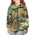 thumbnail image 4 of chaqlin Camo Hunting Hoodies for Boys Trendy Y2K Zip Up Sweatshirts Kids Long Sleeve Hoodie Jackets Lightweight Loose Hooded Coat with Pocket, 4 of 7