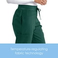 thumbnail image 4 of Barco ONE – Women’s Boost Jogger Pant, Mid-Rise Medical Scrub Pant w/ 4-Way Stretch Fabric & 3 Pockets Hunter Green L, 4 of 6