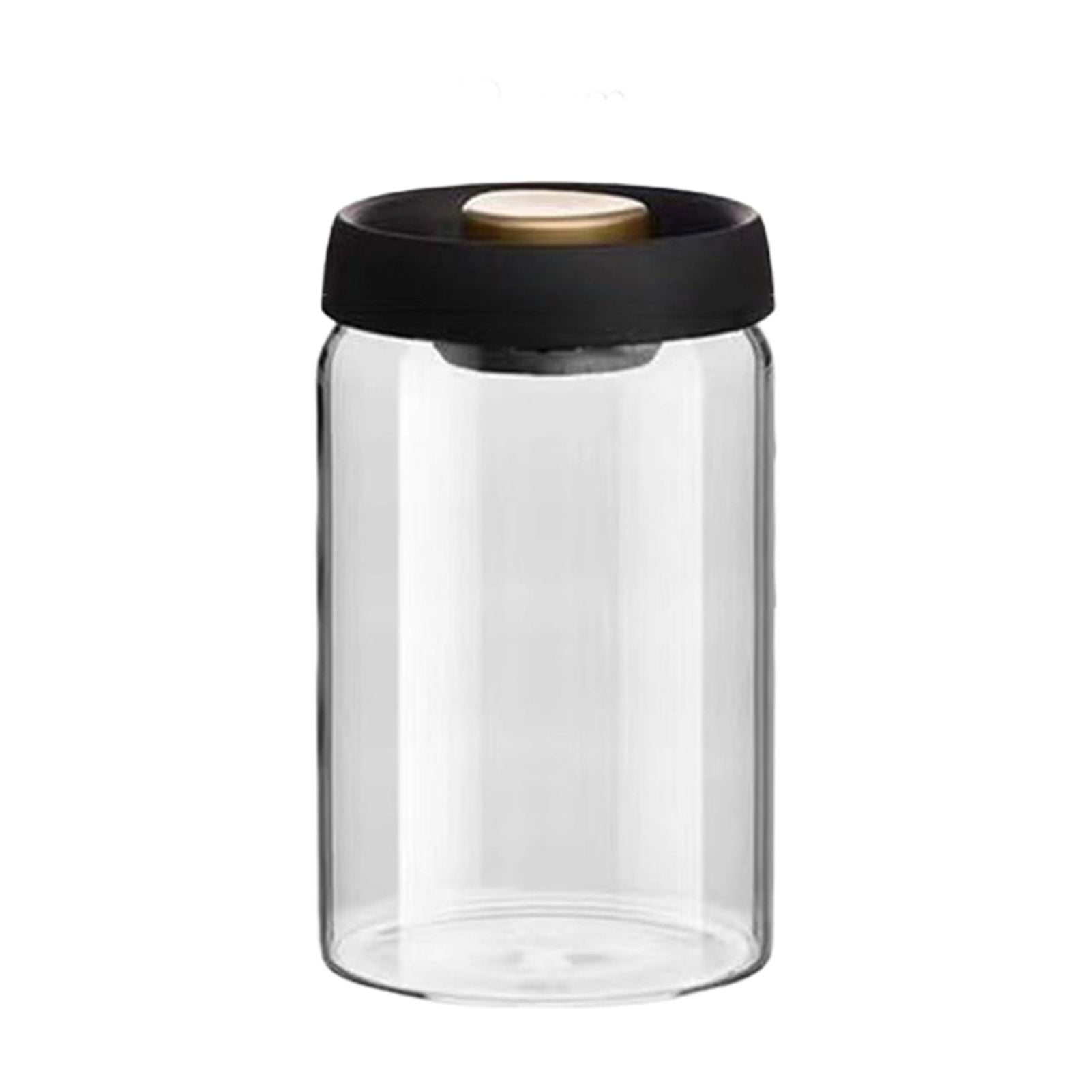 Homelife Vacuum Sealed Jar for Coffee Beans Airtight Food Storage Container Clear Glass Jars for Home Moisture-Proof Air Extraction Tank