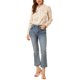 thumbnail image 2 of Camisa de mujer de botones INSPIRE CHIC con estampado floral, de manga larga, cuello puntiagudo, top de oficina XL blanco, 2 of 8