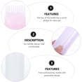 thumbnail image 3 of 6pcs Plastic Hair Color Applicator Bottles Hair Coloring Dye Bottles for Home, 3 of 7