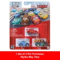 thumbnail image 3 of Disney and Pixar Cars Mini Racers 3-Pack, Set of 3 Toy Vehicles from the Franchise (1 Car, Styles Vary, Item May Not be Pictured), 3 of 8
