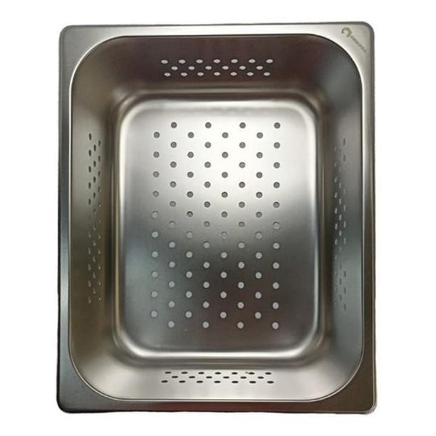 Inserto Perforado Medio 1/2 Acero Inoxidable Shorbull Esquinas Reforzadas