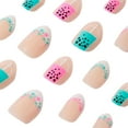 thumbnail image 2 of Claire's Teen Girls Bubble Tea French Mani Press-on Nail Set, 24 Faux Nails, 2 of 4
