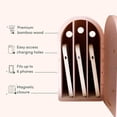 thumbnail image 2 of Pink Wood Decorative Phone Box Holds 6 Phones, 2 of 9