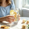 thumbnail image 5 of Artisanal Seahorse Glassware, 2D Seahorses Stemless Wine Glasses, Handcrafted Marine Animal Bar Glass for Coastal Home Decor Ocean Lovers, 5 of 7