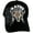 Black, variant on Native Pride Bull Adult Size Adjustable Baseball Cap (Black)