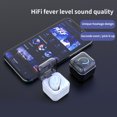 thumbnail image 3 of Tholdsy Miniauriculares inalámbricos Bluetooth 5,0, auriculares internos con sonido estéreo 3D, auriculares deportivos con caja de carga de Cables de audio/vídeo blanco, 3 of 6