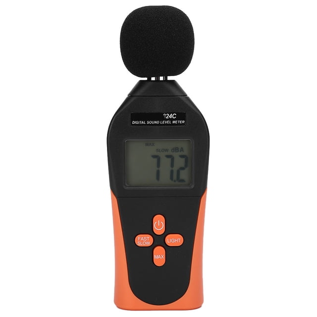 Probador de ruido, 824C Medidor de sonido digital portátil Detector de ruido Solución innovadora
