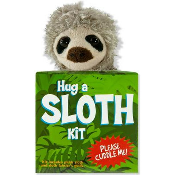 Hug a Sloth Kit Kit Includes Plush Sloth and Sloth Fancier's Guide
